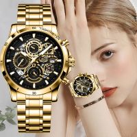 【YF】❡  Fashion Gold Top Brand Luxury Sport Wrist Womens Watches Female