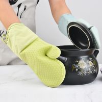 【CW】 Silicone Anti scalding Oven Gloves Mitts PotholderKitchen MicrowaveTray Dish Bowl Holder Handschoen Hand Clip