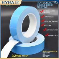Transfer Selotip Perekat Panas Dua Sisi untuk Chip Modul LED CPU Penghilang Panas PCB 5M 10M 25M Panjang 8/10/12/20Mm