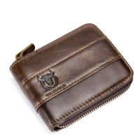 ZZOOI RFID new mens wallet leather coin purse designer brand wallet clutch leather wallet mens wallet card holder billetera carteira