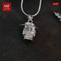 MT จี้เงินแท้  รูปหัวกะโหลก Solid 925 Sterling Silver Skulls Pendant (sp046) MT Jewelry มณีธารา