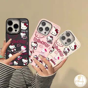 Luxury Faux Leather Hello Kitty Case for iPhone 11 /12 / 13