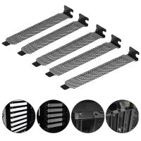 20 Pcs PCI Slot Cover with Screws Dust Filter Blanking Board Cooling Fan Dust Filter Ventilation PC Computer Case Heatsinks