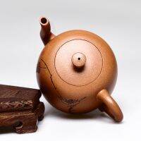 [COD] Yixing purple sand pure handmade raw ore old section mud smells fragrant kung fu teapot set non-ceramic