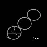 Hccdpqd ห่วงยาง3ชิ้น7.8ซม.,แหวนซีลเเผ่นรองเปลี่ยนเเปรงรูปตัวโอสำหรับเครื่องปั่นน้ำผลไม้ N0PF