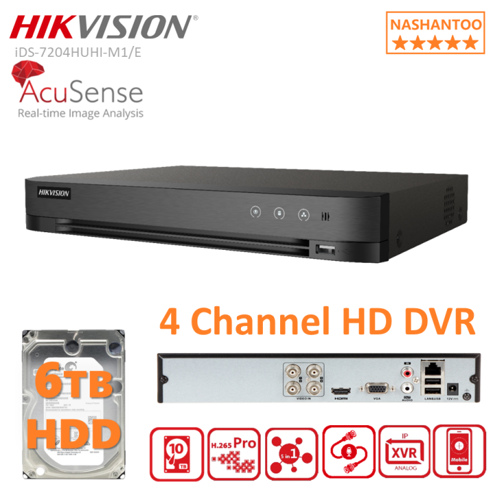 4 channel 5mp dvr