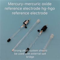 Electrochemical mercury. Mercuric oxide electrode. Mercuric oxide reference electrode HgHgO reference electrode