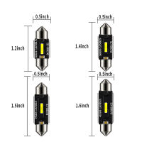 10PC Festoon CSP LED Bulbs Super Bright 31mm 36mm 39mm 41mm C5W C10W Car Dome Light Canbus No Error Auto Interior Reading Lamps