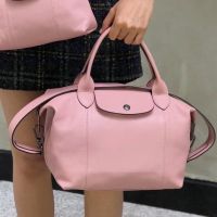 (แท้) Cuir Top Handle Longchamp ไซส์ S หนังทั้งใบ สายสะพายใหญ่ **สินค้าอยู่ไทย