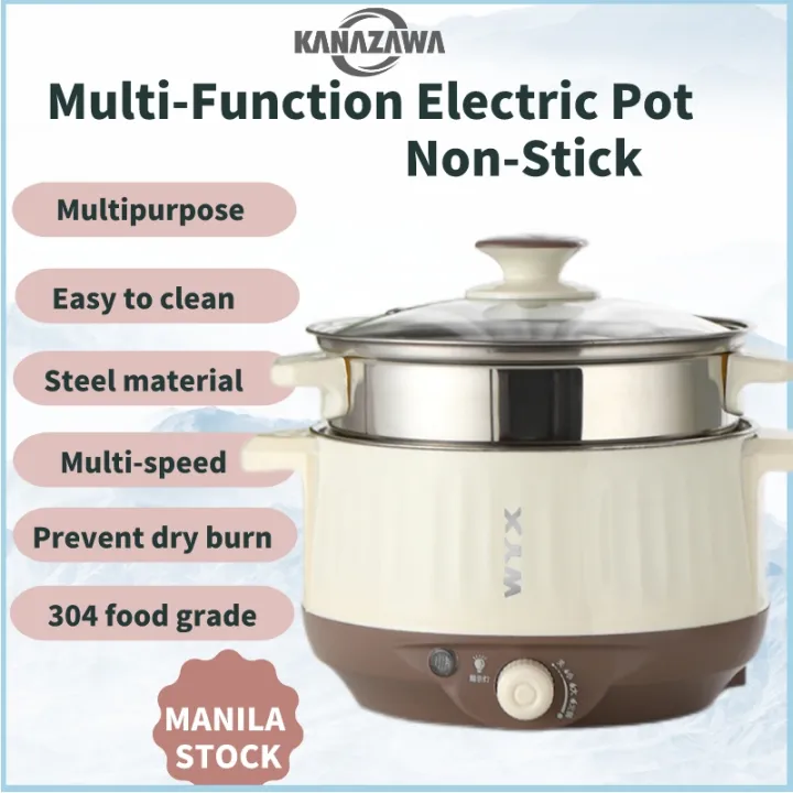 【KANAZAWA】 large capacity electric hot pot rice cooker nonstick multi