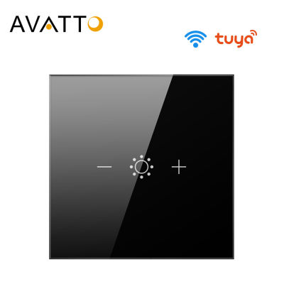 AVATTO Tuya Led Touch Wifi Dimmer Light Switch, Smart Strip Bulb Dimmer Switch with APP, Voice Remote for Alexa, Home