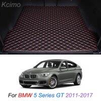 Alas Bagasi Mobil หนังสำหรับ BMW 5 Series GT 2011-2017อุปกรณ์เสริมรถยนต์พรมแผ่นปูพื้นกระโปรงท้ายไลเนอร์กระบะ