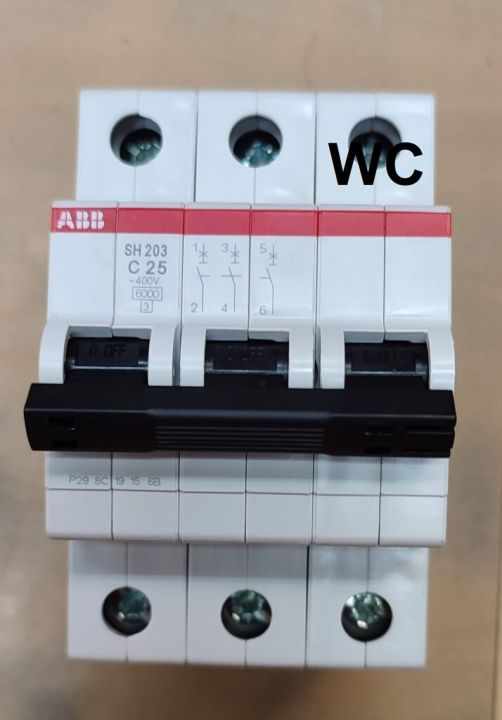 sh203-c25-เซอร์กิตเบรกเกอร์-25-amp-3pole-6ka-abb