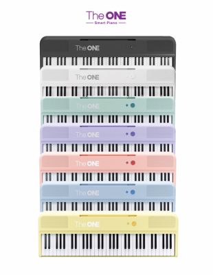 The ONE Smart Piano Color คีย์บอร์ดไฟฟ้า 61 คีย์ 256 โทนเสียง มี 7 สี ต่อแอพได้ทั้ง Android และ IOS ต่อบลูทูธ/หูฟังได้