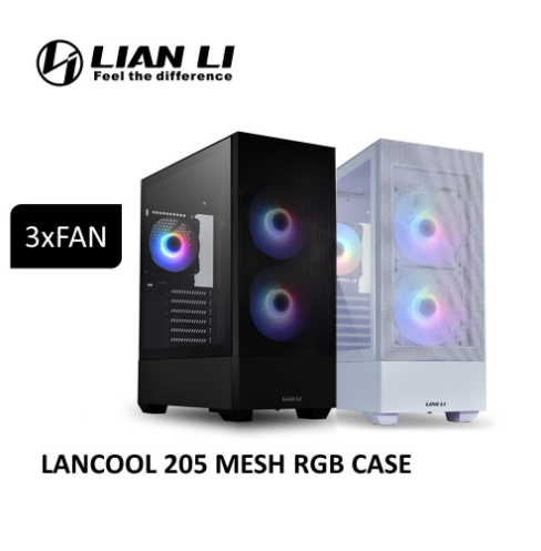 lian li lancool 205 mesh black