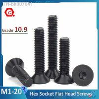 ☏●♨  Screw Countersunk Head Black Steel M5   Steel Countersunk Head Screws Bolt - Din7991 - Aliexpress