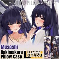 Musashi Dakimakura เกม Azur Lane เซ็กซี่กอดตัวเต็มปลอกหมอนหมอน Otaku ปลอกหมอนตกแต่งบ้านเครื่องนอนของขวัญคริสต์มาส