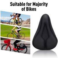 tr1 Shop Road Mountain Biking Bicycle Soft Thick Gel Saddle Cover Black