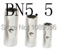 1000PCS BN5.5 TL Non-Insulated Butt Connetor ขั้วต่อแบบกดเย็นขั้วต่อสายเคเบิลขั้วต่อสายไฟ