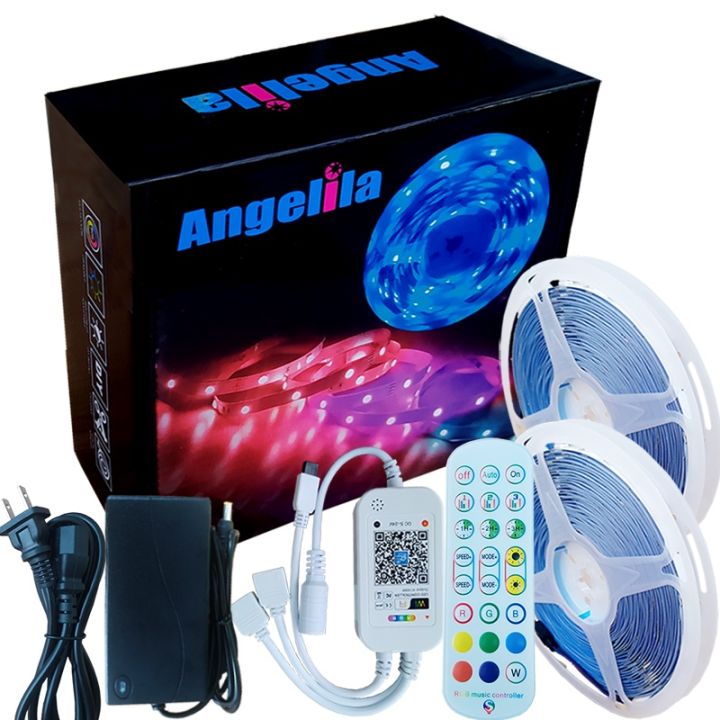 WiFi LED strip 20 m RGB 5050 music, compatible with Alexa and