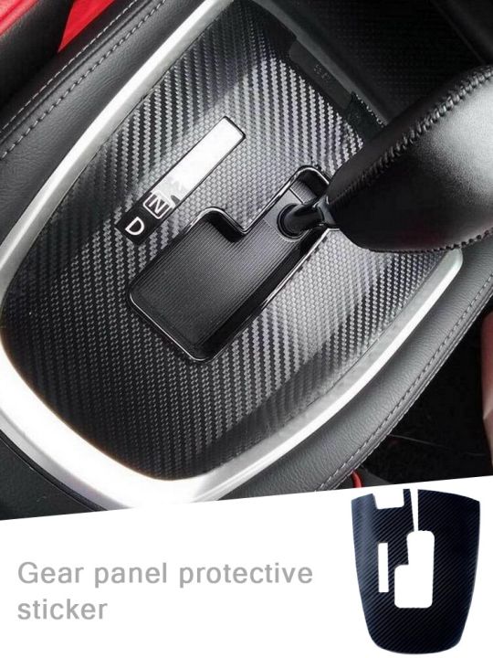 แผง-stiker-pengubah-penutup-kepala-gigi-mobil-serat-karbon-imitasi-untuk-nissan-x-trail-xtrail-t32-2014-2020-interior-otomotif