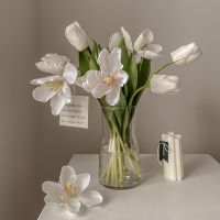 [COD] Net red vase ins glass transparent tulip perfume cultivated flowers living room flower arrangement decoration niche ornaments