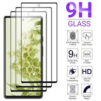 3Pcs HD 9D Protective Glass for Google Pixel 7 7 Pro 6A 4 4XL 3 3XL Screen Protector Full Cover Premium Tempered Glass Film