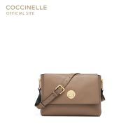 COCCINELLE LIYA Shoulder bag 120501 TAUPE/NOIR กระเป๋าสะพายผู้หญิง