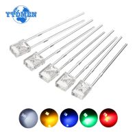 100PCS 2x3x4 LED Diode Lights 234 Transparent Multicolor Bright Lighting Bulb Lamps Light Emitting Diodes Kit