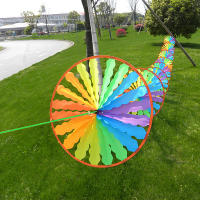 Aolaa Rainbow WHEEL Windmill WIND SPINNER whirligig สวนตลกของเล่นเด็ก