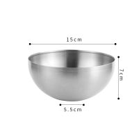 Stainless Steel Salad Bowl Ramen Fruit Bowl Japanese Food Noodles Dinnerware Metal Snack Plates Soup Tureen Kitchen Tableware