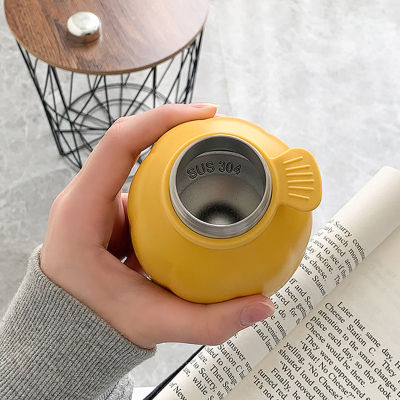 250ml Mini Stainless Steel Vacuum Flask With Rope Portable Cute Thermos Mug Girl Student Thermal Water Bottle TumblerTH