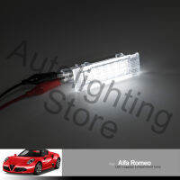 1ชิ้นสำหรับ Alfa Romeo Giulia Svio 17-21 Giulietta 4C 159 LED ลำต้นบูตโคมไฟกระเป๋าช่องแสงภายในมารยาทโคมไฟ