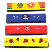 4pcs Harmonica for Beginners Key 16 Holes Diatonic Harmonica Colored Mouth Early Educational Musical Instruments ( Random
