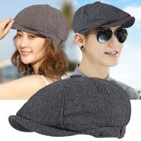 【Hot Sale】 European and style octagonal hat mens word British retro forward literary duck tongue newsboy painter female