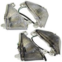 WAASE EMARK Front Turn Signals Blinker Indicator Lens For Kawasaki Ninja ZX6R ZX636 ZX-6R ZX-636 2005 2006 2007 2008 2009-2012