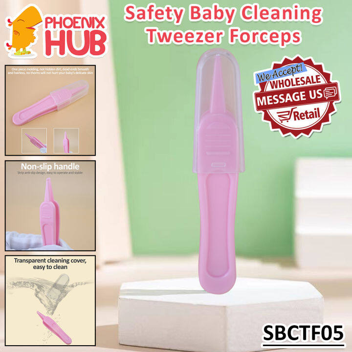 Plastic Tweezer Baby Nose, Baby Safe Cleaning Tweezers