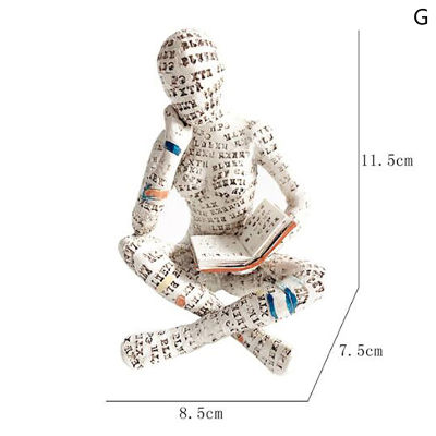 PPBE หุ่นเรซิ่นอ่านหนังสือผู้หญิงตั้งโต๊ะของประดับตกแต่งห้องนั่งเล่นในบ้านของตกแต่งโต๊ะสำนักงานห้องนอนรูปแกะสลัก