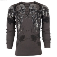 Cool Autumn 3d Winter Fashion Mens Printed Long Sleeve T-shirt Rambo Skulls Biker Street Style Top S{attractive} trendy