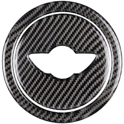Carbon Fiber Steering Wheel Cover Sticker for Mini Cooper R55 R56 R Series Accessories