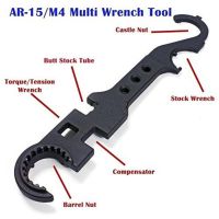 สินค้าขายดี++ ประแจ AR15/M4 M16 Wrench Combo Armorer Spanner Nut Tool 8 in 1 Multi-functional Alloy Steel Wrench Outdoor Hunting Acce ราคาถูก ประแจเลื่อน  ประแจปอนด์ ประแจหกเหลี่ยม  ประแจแหวน