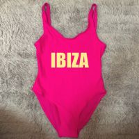 【CAS】 ขนาดพิเศษชุดว่ายน้ำวันพีชชุดว่ายน้ำสตรีเซ็กซี่ชุดว่ายน้ำฤดูร้อน Beachwear IBIZA สูงตัดต่ำกลับ Monokini