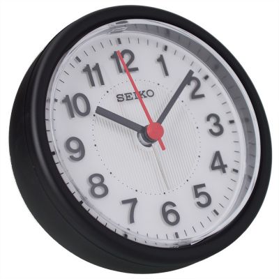 SEIKO CLOCK Quiet Sweep (Snooze) นาฬิกาปลุก รุ่น QHE159H สีขาว (White) // QHE159K สีดำ (Black) - รับประกันศูนย์1ปี