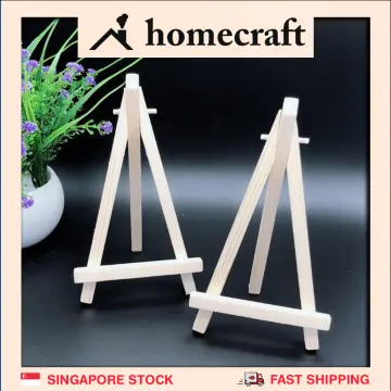 A- Painting Easels Display Stand Tabletop Art Easel Set Mini Wood Painting  Easels for Kids Children Adults Table 