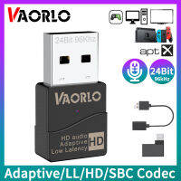 Original vaorlo KB8P KB9P 16-24Bit USB Bluetooth 5.2เครื่องส่งสัญญาณเสียง Adaptive HD LL SBC 40 latency ต่ำ HIFI อะแดปเตอร์ไร้สาย