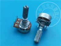 Professional Power Amplifier Potentiometer 148ประเภทโพเทนชิโอมิเตอร์เดี่ยว B20K จับ25มม. ดอกไม้ขั้นตอนที่41จุด Inward Bending