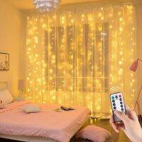 【LZ】 Curtain Garland Fairy Light Ramadan Decoration 2023 For Home Wedding Decorations LED Fairy Lights Navidad Gifts EID Mubarak 2023