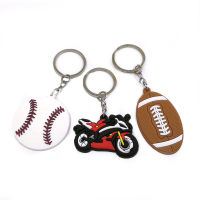 Mixed 40PCS PVC Keychain Key Ring Key Chain Key Holder Trinkets Kids Party Gift