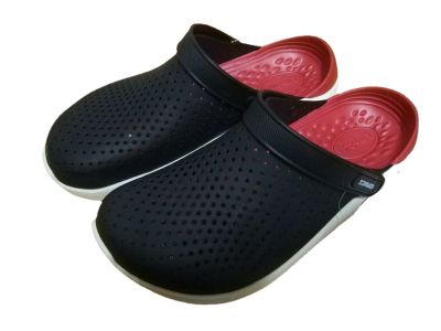 【Ready Stock】2023CrocsˉSummer Sandals Sleeve Hole Shoes Low Heel Women