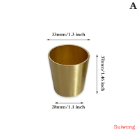 Suiweng อุปกรณ์ป้องกันที่หุ้มขาเก้าอี้ทำจากโลหะสำหรับเตียงขาไม้ขาเสริมเตียงโซฟาสเตนเลสปลอกโลหะ